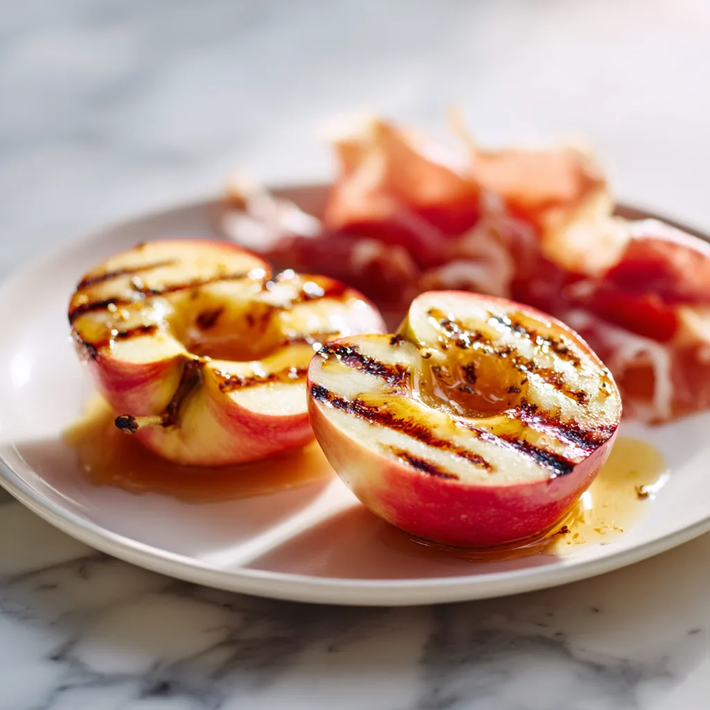 Grilled Apples with Prosciutto and Honey: A Perfect Balance of Sweet and Savory