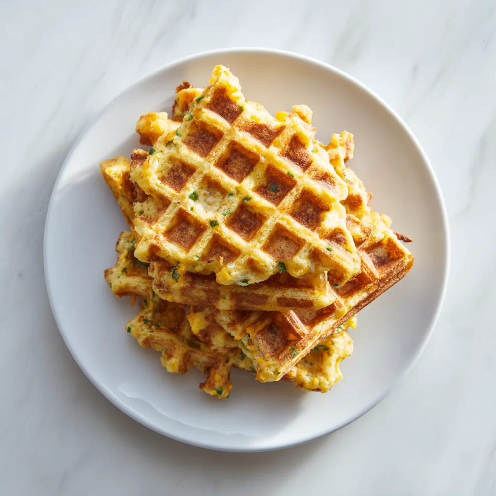 Spicy Cheddar Jalapeño Cornbread Waffles: A Bold Twist on Classic Comfort