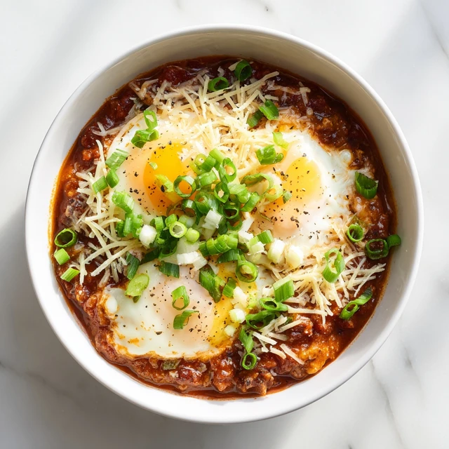 Tasty Breakfast Chili and Eggs: A Hearty, Protein-Packed Morning Meal