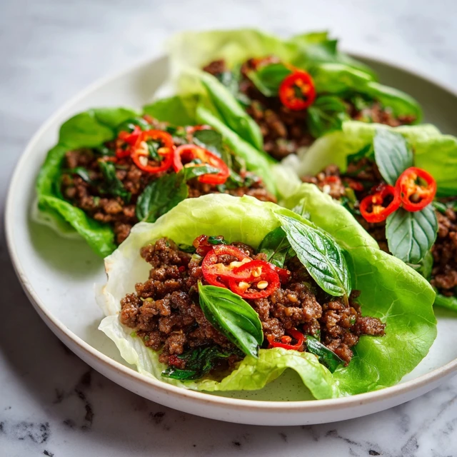 Thai Basil Beef Rolls – Fresh, Savory & Aromatic Wraps