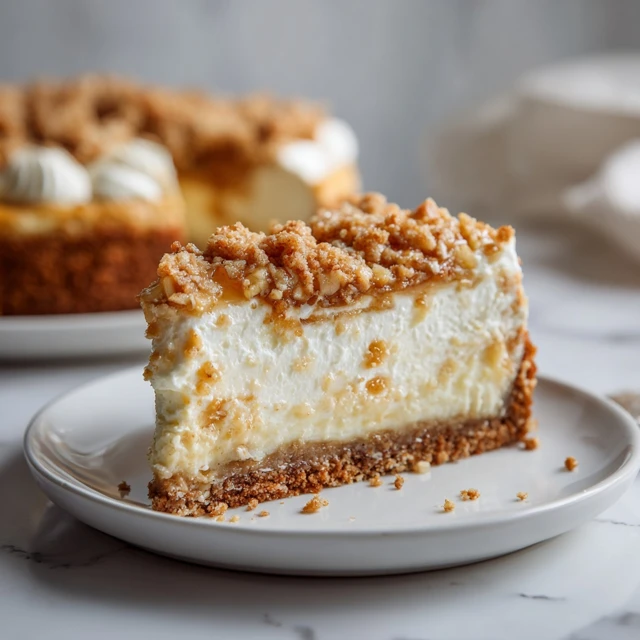 Apple Crisp Cheesecake Delight Recipe – Creamy, Crunchy, and Irresistible