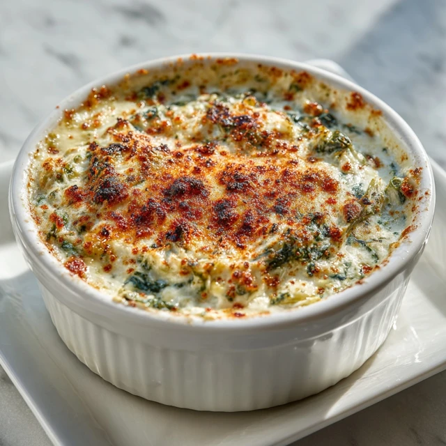 Classic Baked Spinach Artichoke Dip Recipe