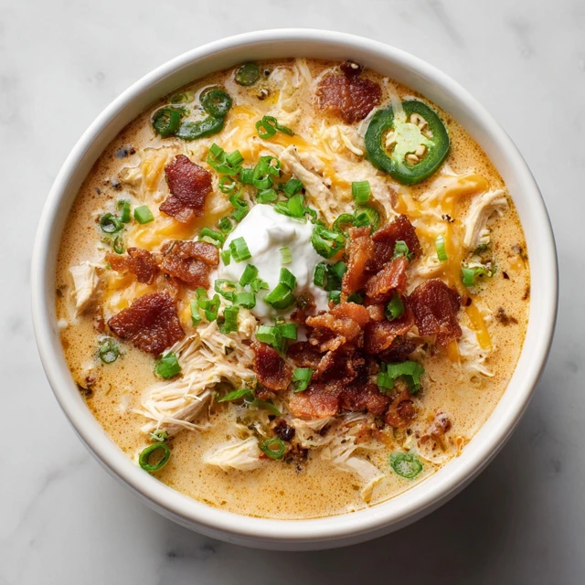 Juicy Spicy Jalapeno Popper Chicken Soup