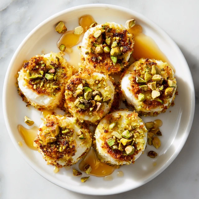 Pistachio-Crusted Brie Bites