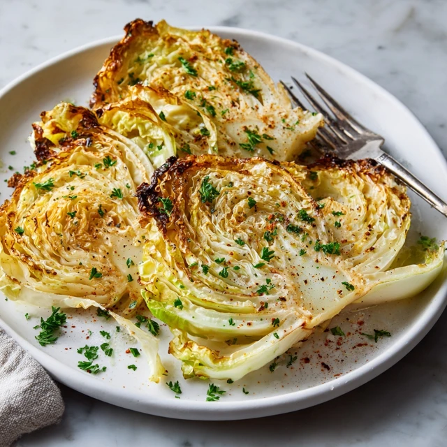 Crispy Roasted Cabbage Steaks – Tender, Flavorful, and Healthy