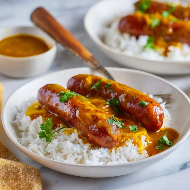 Curried Beef Sausages