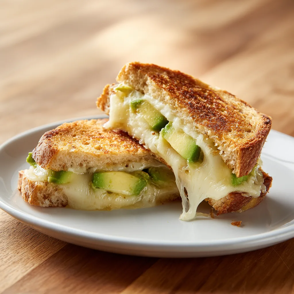 Creamy Avocado Grilled Cheese