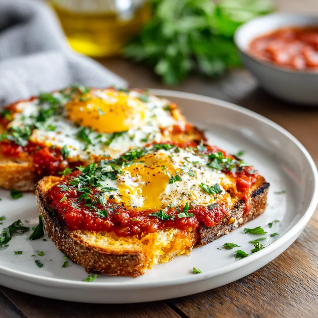 Shakshouka Toast: A Flavorful Twist to Your Breakfast!