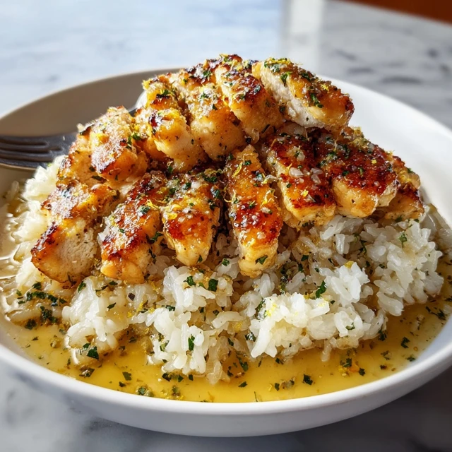 Chicken Scampi Rice – Easy Garlic Butter Chicken Dinner