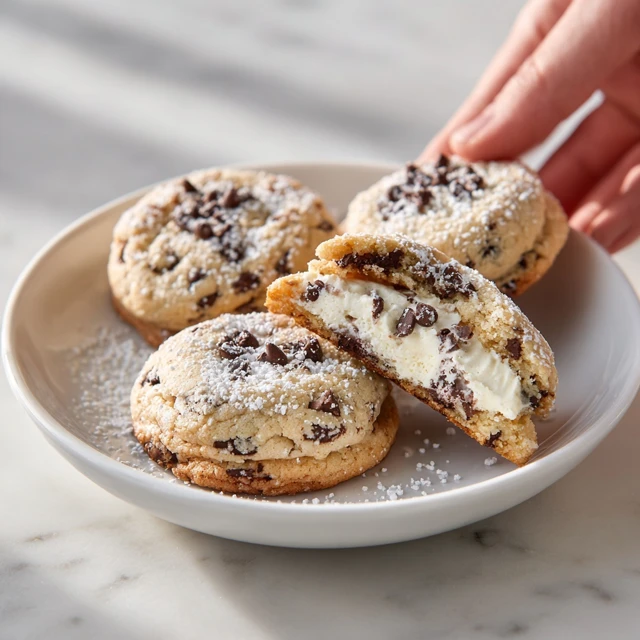 Cheesecake Stuffed Chocolate Chip Cookies: The Ultimate Gooey Bakery-Style Dessert