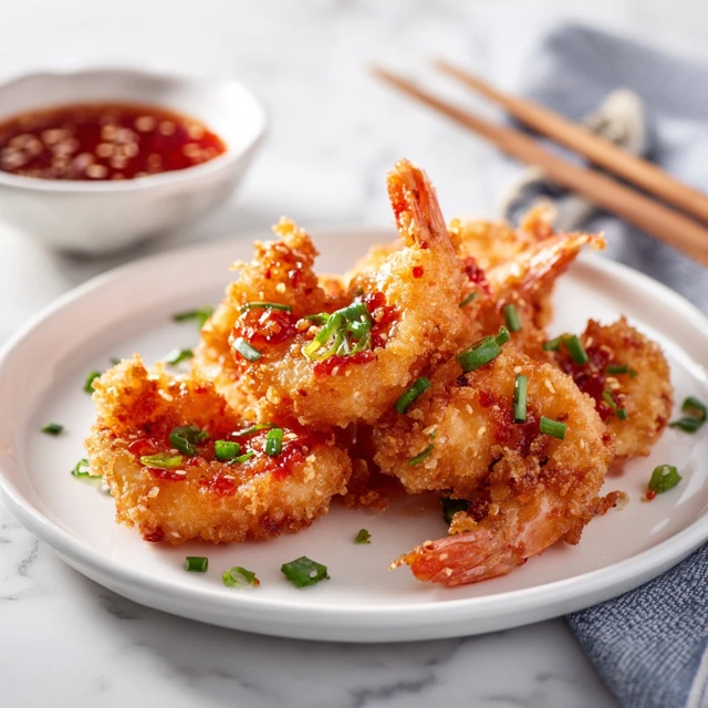 Crispy Firecracker Shrimp with Sweet Chili Sauce