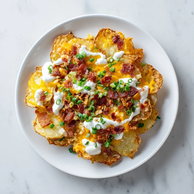 Crispy Irish Pub Potato Nachos for St. Patrick’s Day