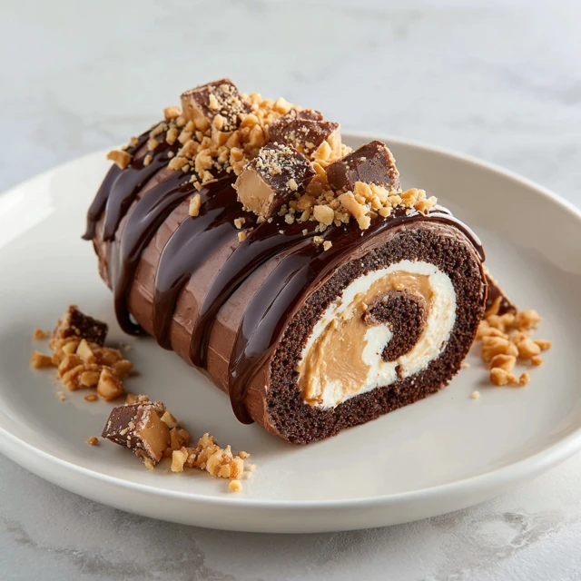 Luscious Peanut Butter Cup Chocolate Roll – A Decadent Dessert Dream