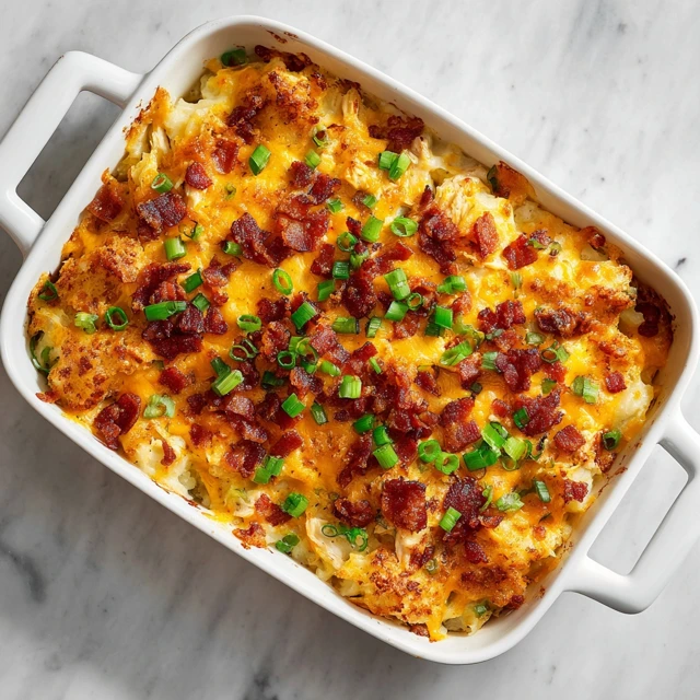 Loaded Baked Potato Chicken Casserole – The Ultimate Comfort Food