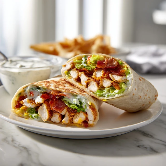 Crispy Chicken Bacon Ranch Wraps – The Ultimate Crunchy and Creamy Meal