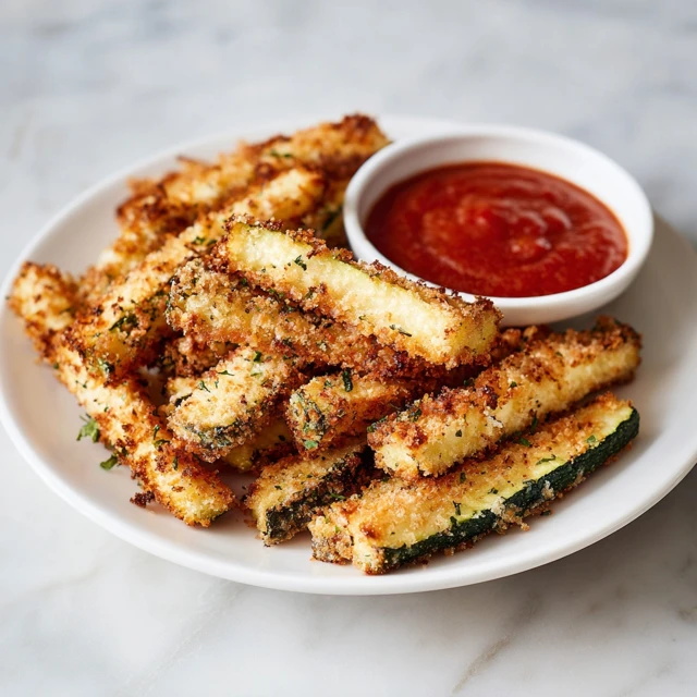 Crispy Parmesan Zucchini Fries