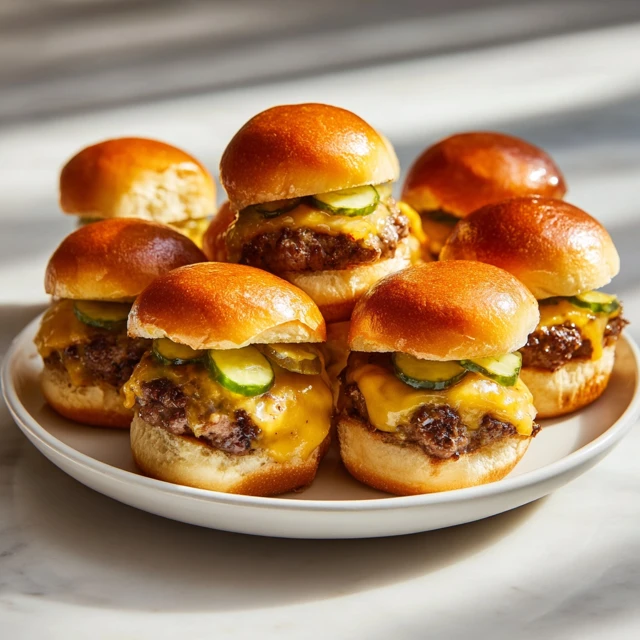 Mini Cheeseburger Sliders with Special Sauce – The Ultimate Party Favorite