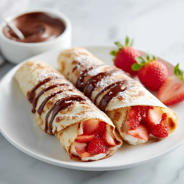 Strawberry Nutella Dessert Wraps – A Quick and Irresistible Sweet Treat