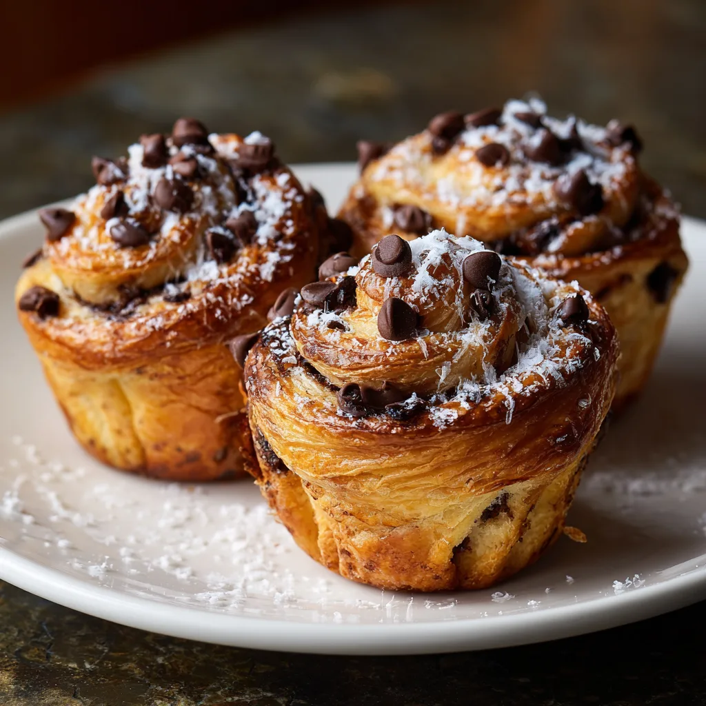 Chocolate Chip Cruffins – Flaky Muffin Croissant Hybrid
