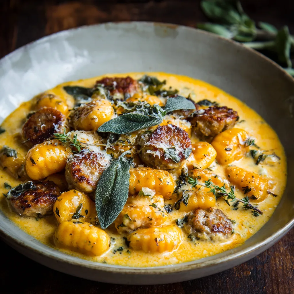 Creamy Butternut Squash Gnocchi with Sausage – A Cozy Comfort Food Favorite