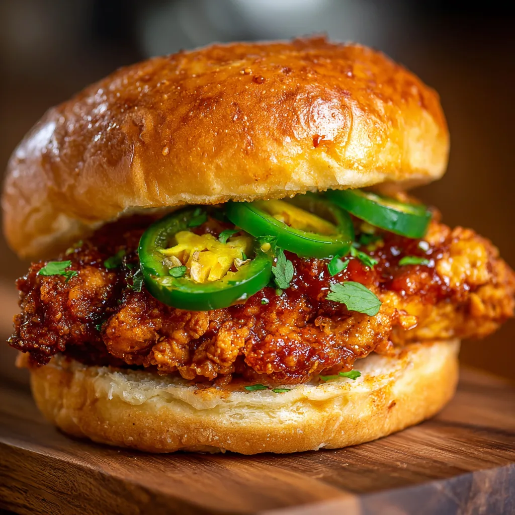 Jalapeño Honey Chicken Sandwich