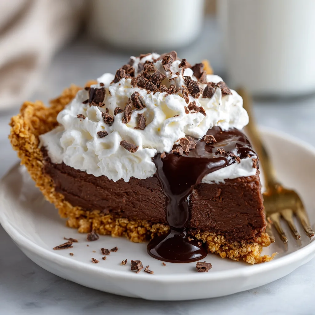 Homemade Chocolate Pudding Pie from Scratch | Irresistible Classic Dessert