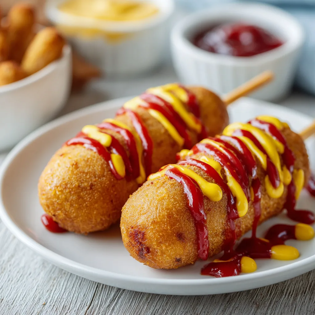 Crispy Korean Corn Dogs with Potato Coating – Ultimate Korean Street Food Recipe