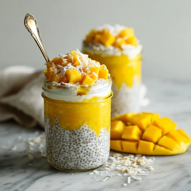 Mango Coconut Chia Pudding – A Creamy, Healthy & Tropical Treat