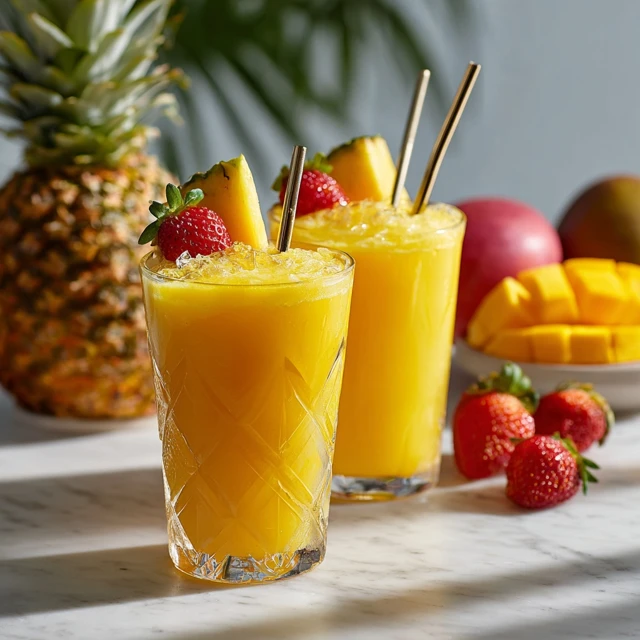 Mango Pineapple Iced Refresher: The Ultimate Tropical Drink to Cool You Down