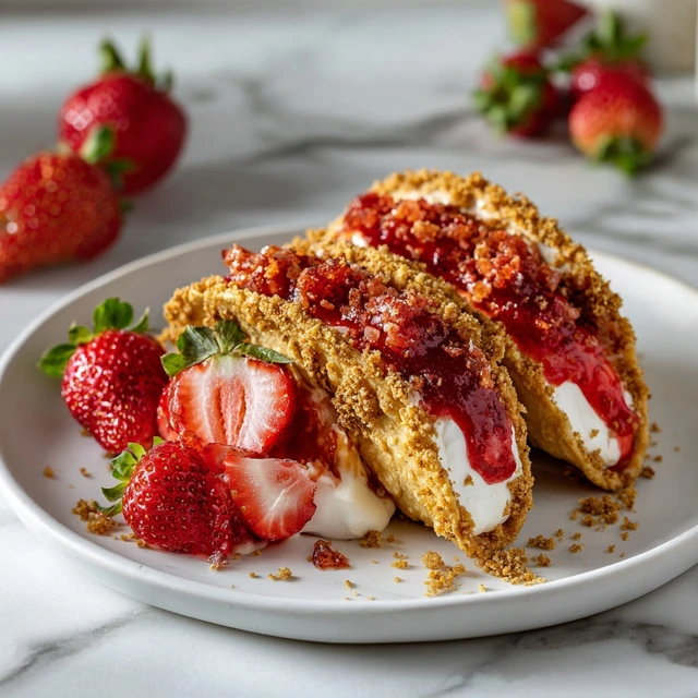 Strawberry Crunch Cheesecake Tacos – The Viral Dessert You Need to Try