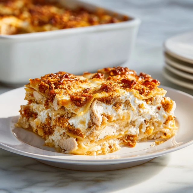 Hot Honey Pretzel Chicken Cheesy Lasagna Bake: A Bold Sweet & Spicy Comfort Food