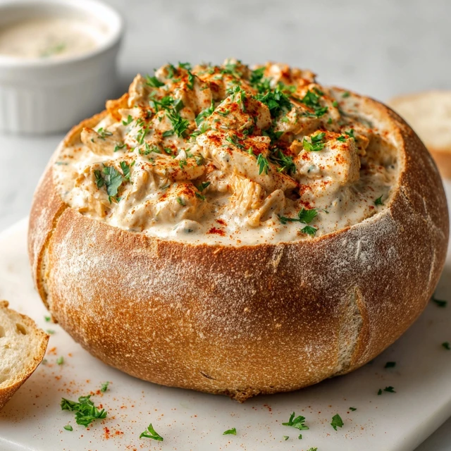 Creamy Cajun Chicken Stuffed Bread Bowl: The Ultimate Comfort Food Experience