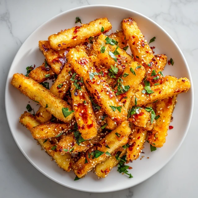 Crispy Hot Honey Halloumi Fries: The Ultimate Sweet and Spicy Snack