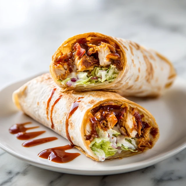 Crispy BBQ Chicken Bacon Ranch Wrap – The Ultimate Flavor-Packed Wrap