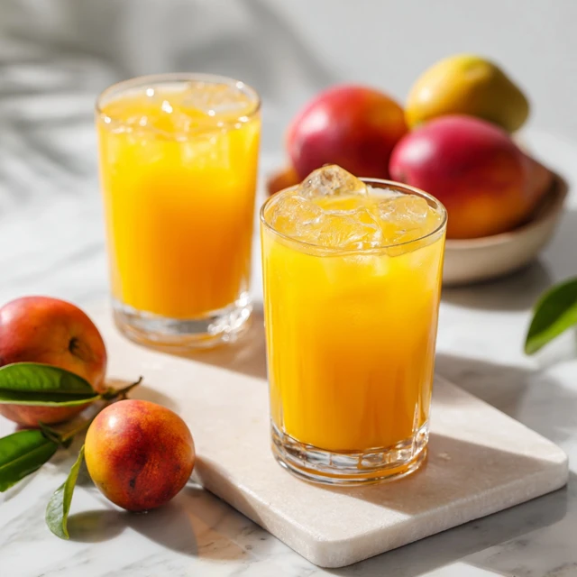 Iced Peach Mango Lemonade Refresher – The Ultimate Summer Drink