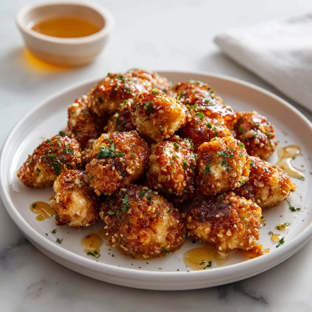 Hot Honey Garlic Butter Pretzel Chicken Bites – Crispy, Sweet & Spicy Perfection