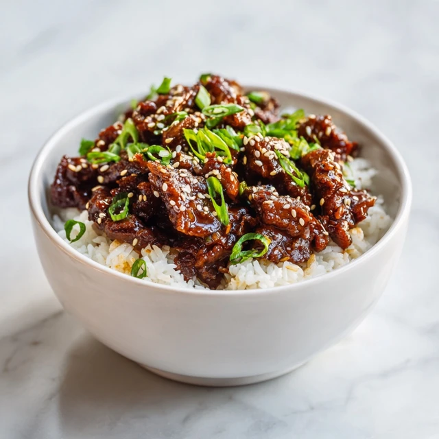 Spicy Honey Garlic Beef Rice Bowl: Sweet, Savory, and Bold