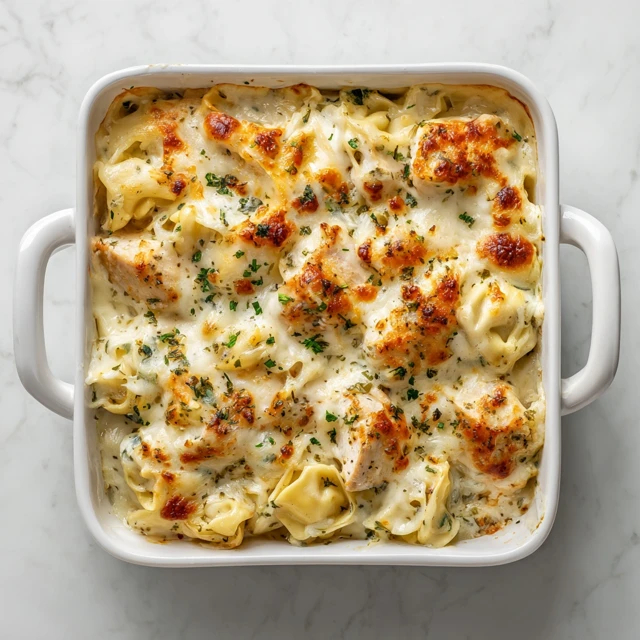Creamy Garlic Butter Chicken Tortellini Bake – The Ultimate Comfort Pasta Dish