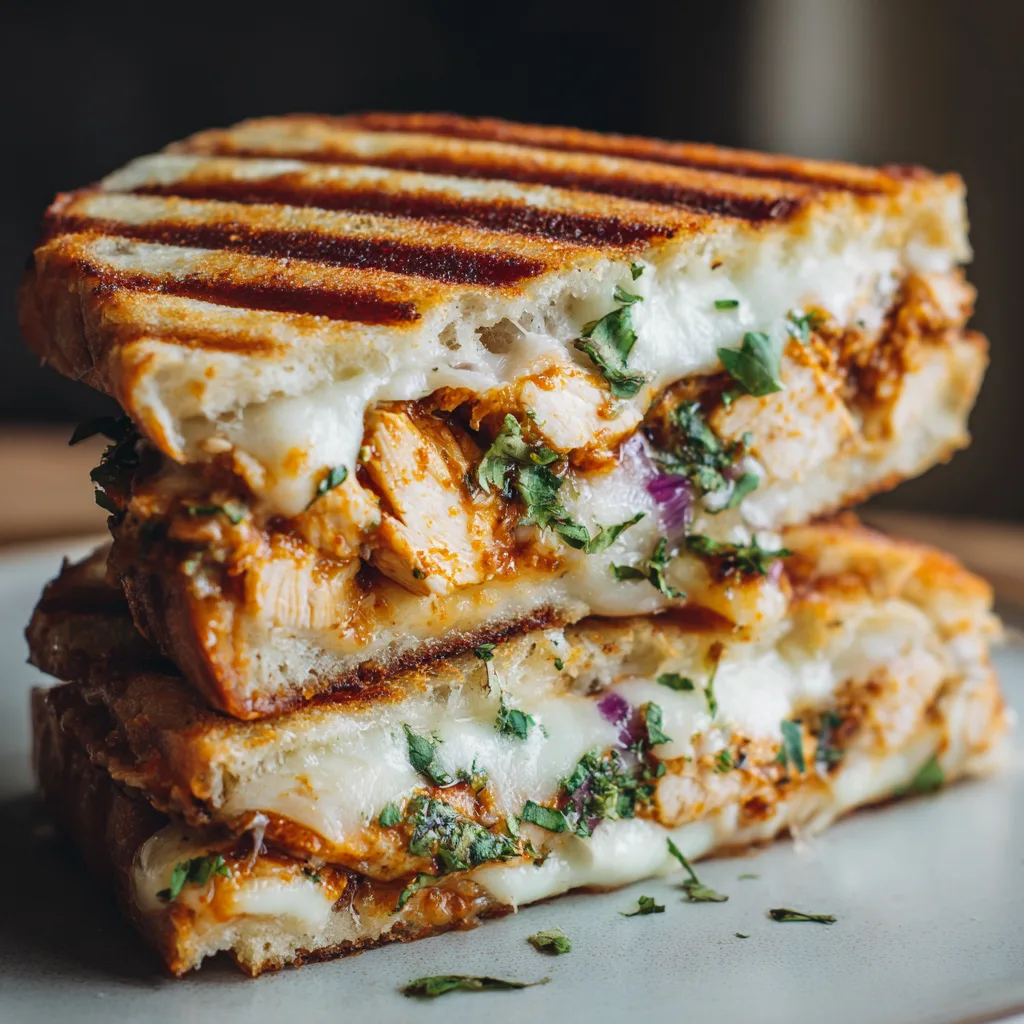 Chipotle Chicken Mozzarella Panini