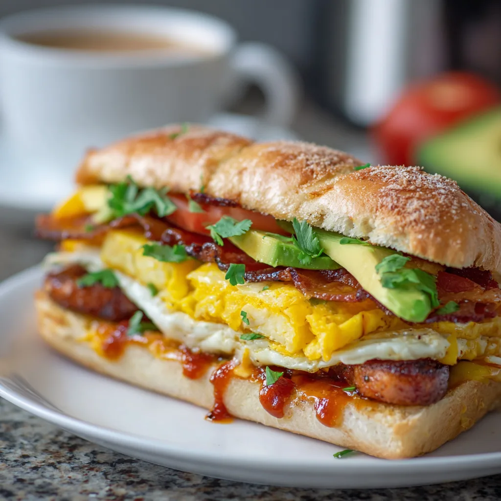 Easy Spicy Chipotle Breakfast Sandwich (15-Minute Meal)