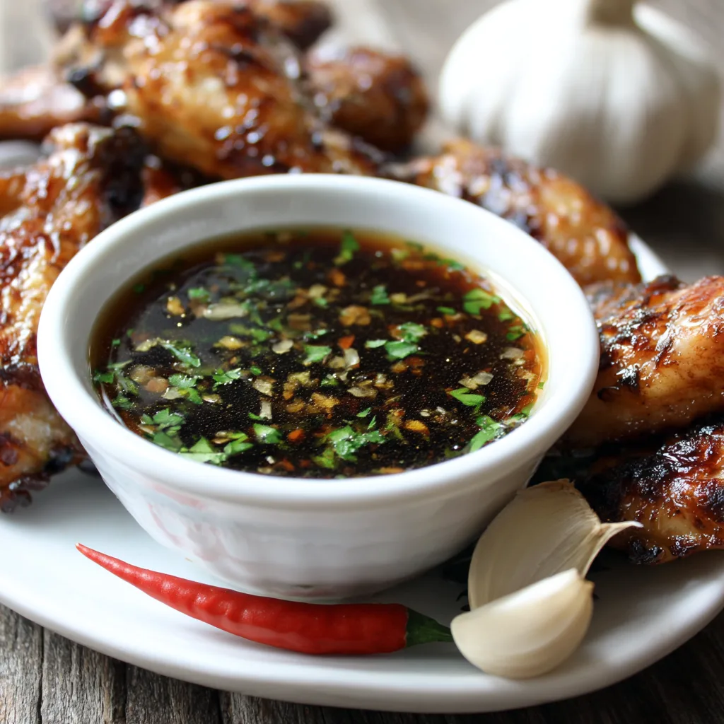 Filipino Vinegar Dipping Sauce: Tangy, Garlicky Flavor for Wings & Grilled Favorites