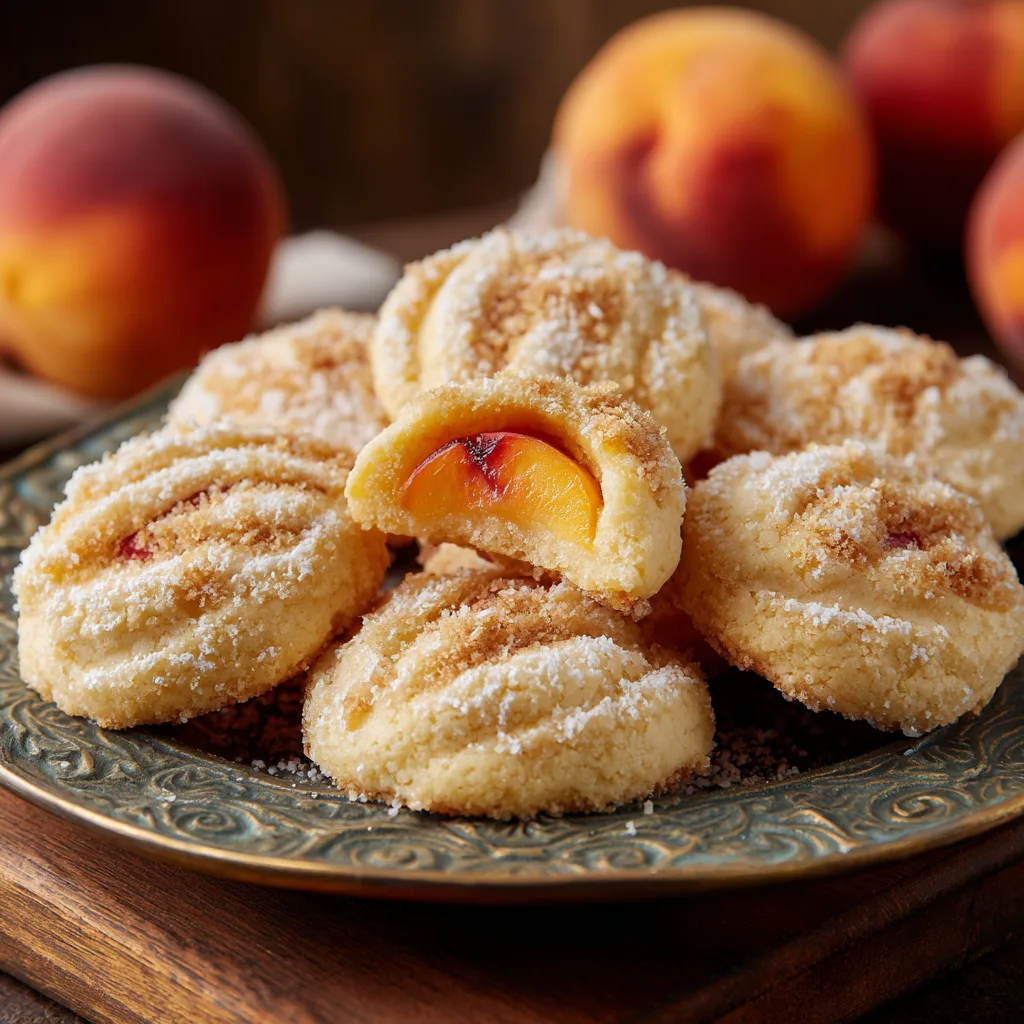 Heavenly Italian Peach Cookies