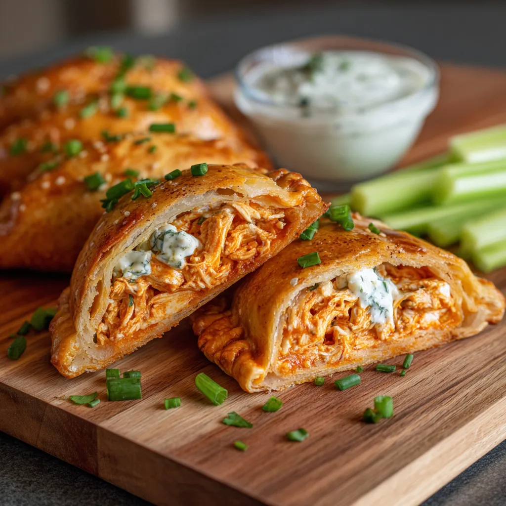Spicy Buffalo Chicken Pockets
