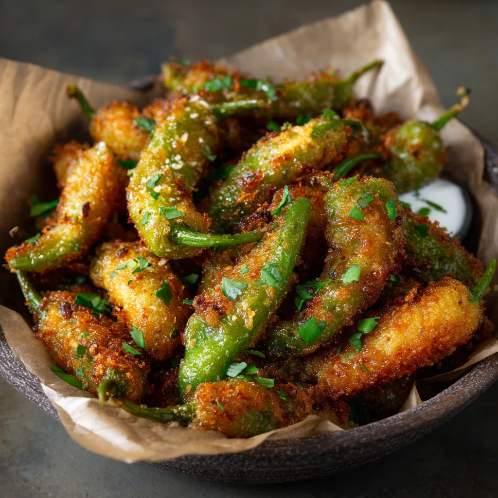 The Ultimate Crispy Fried Banana Peppers