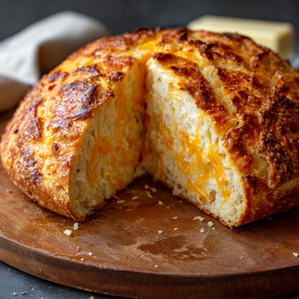 Cheesy Dutch Oven Cheddar Bread: Golden, Easy & Delicious!