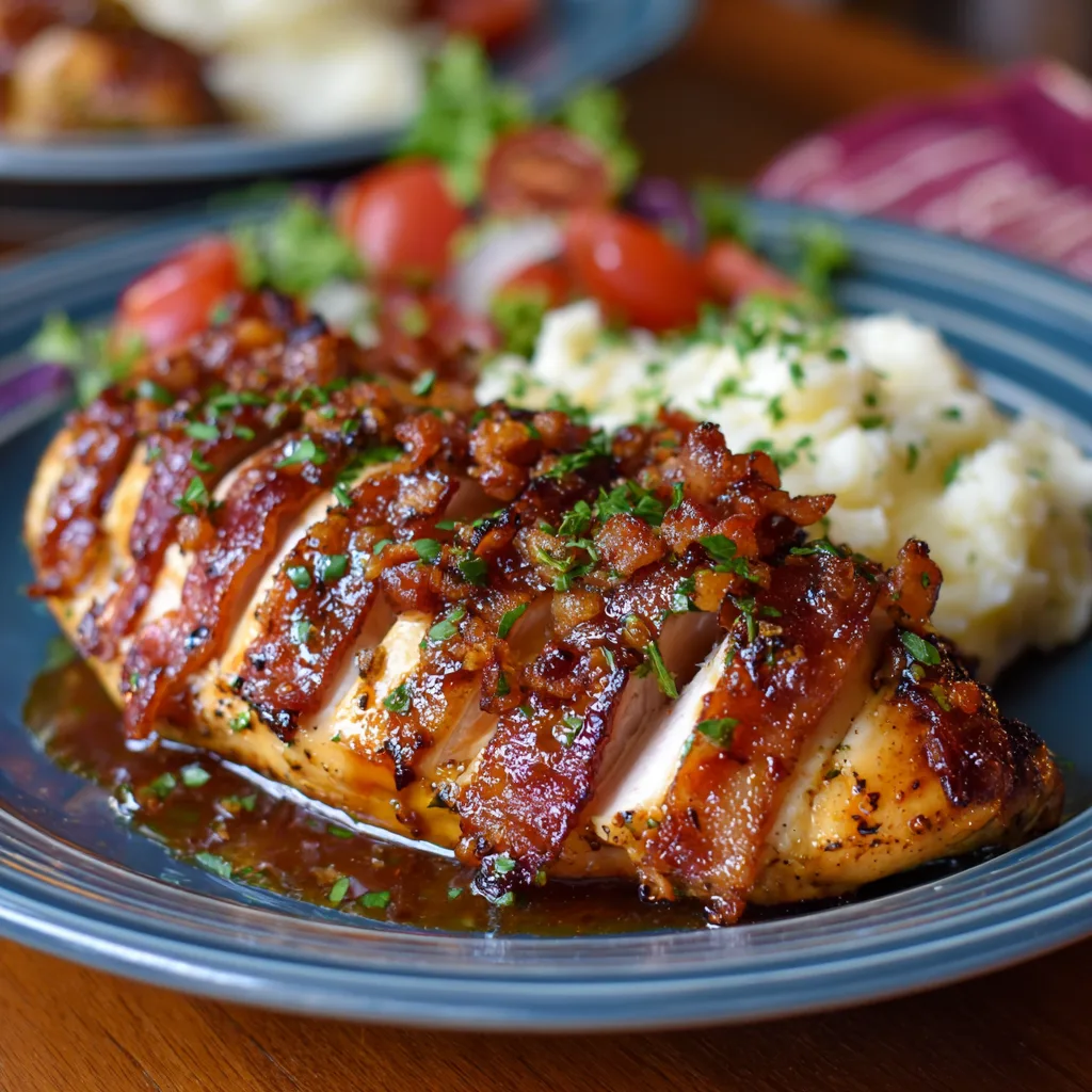Elevate Your Dinner with Maple Garlic Bacon Chicken
