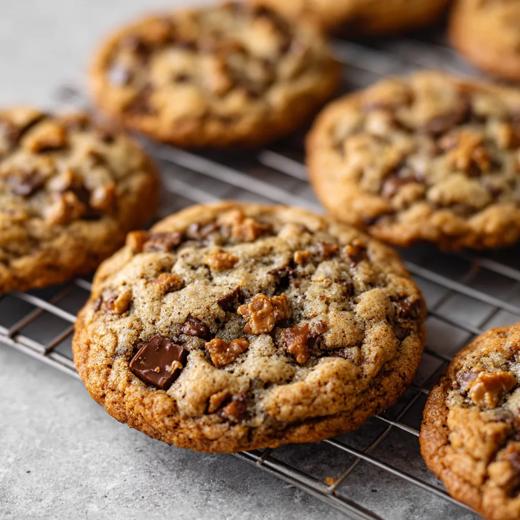 Espresso Toffee Chocolate Chip Cookies
