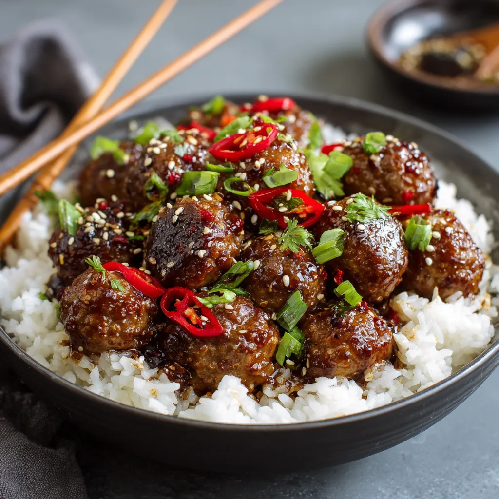 Sticky Hoisin Meatballs – Quick Asian Cuisine Appetizer Recipe