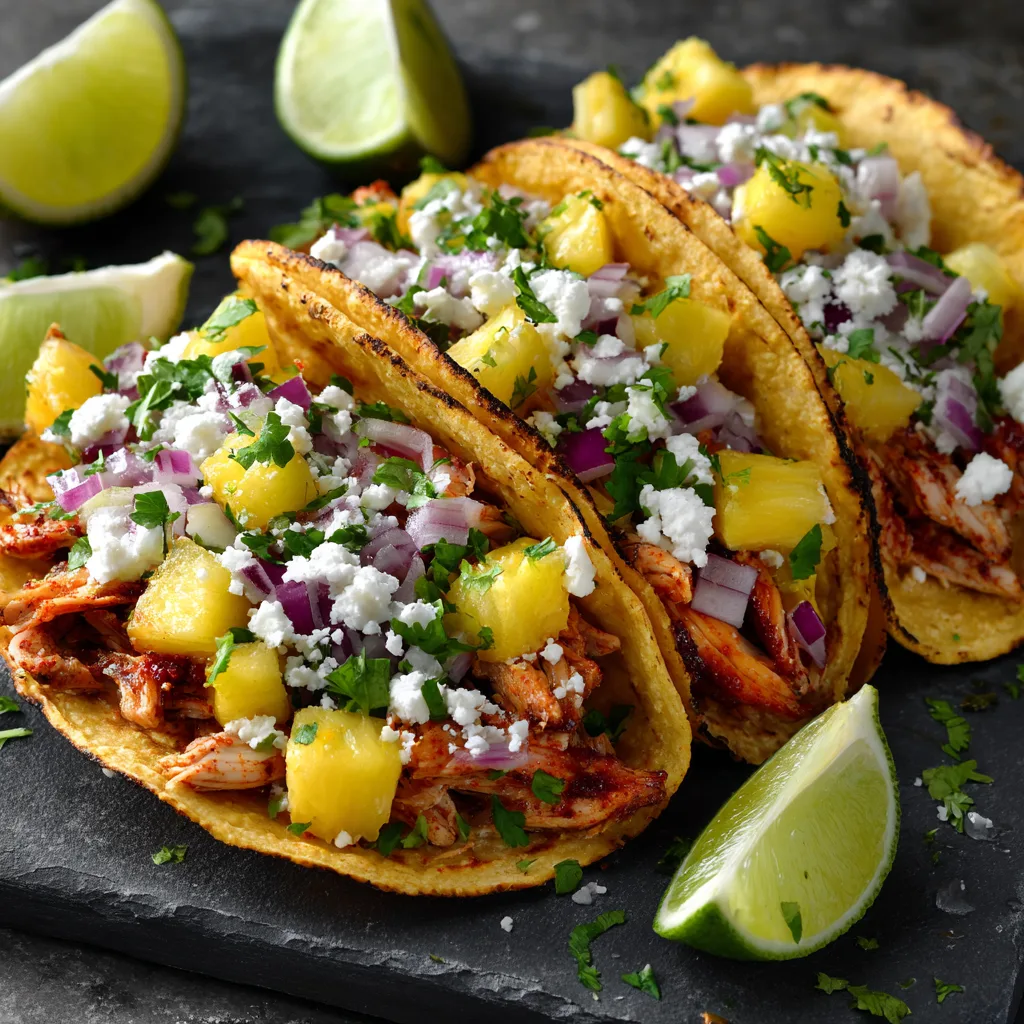 These Pineapple Chicken Tacos Will Change Your Dinner