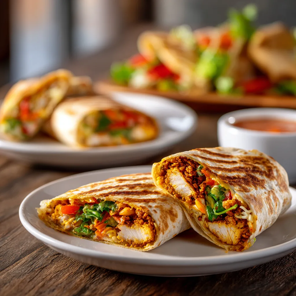 Crispy Sweet Chili Chicken Crunch Wraps